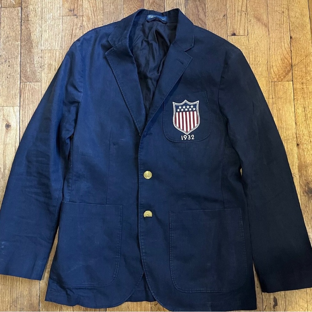 Ralph lauren polo k Swiss badge suit jacket